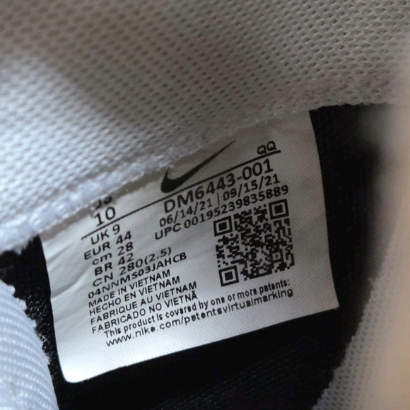 Nike Sacai x Blazer Low 'Black Patent' Men's Size 10 ( EUC ) - Picture 10 of 11